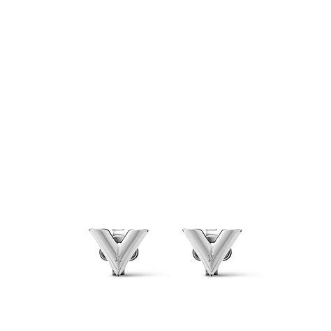 louis vuitton ketting v zilver|Essential V Stud Earrings S00 .